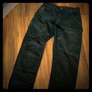 Black Carhartt Double Knee Pants